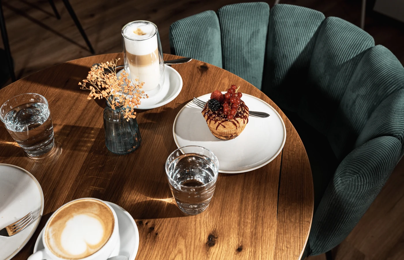 Kaffeespezialitäten im Café