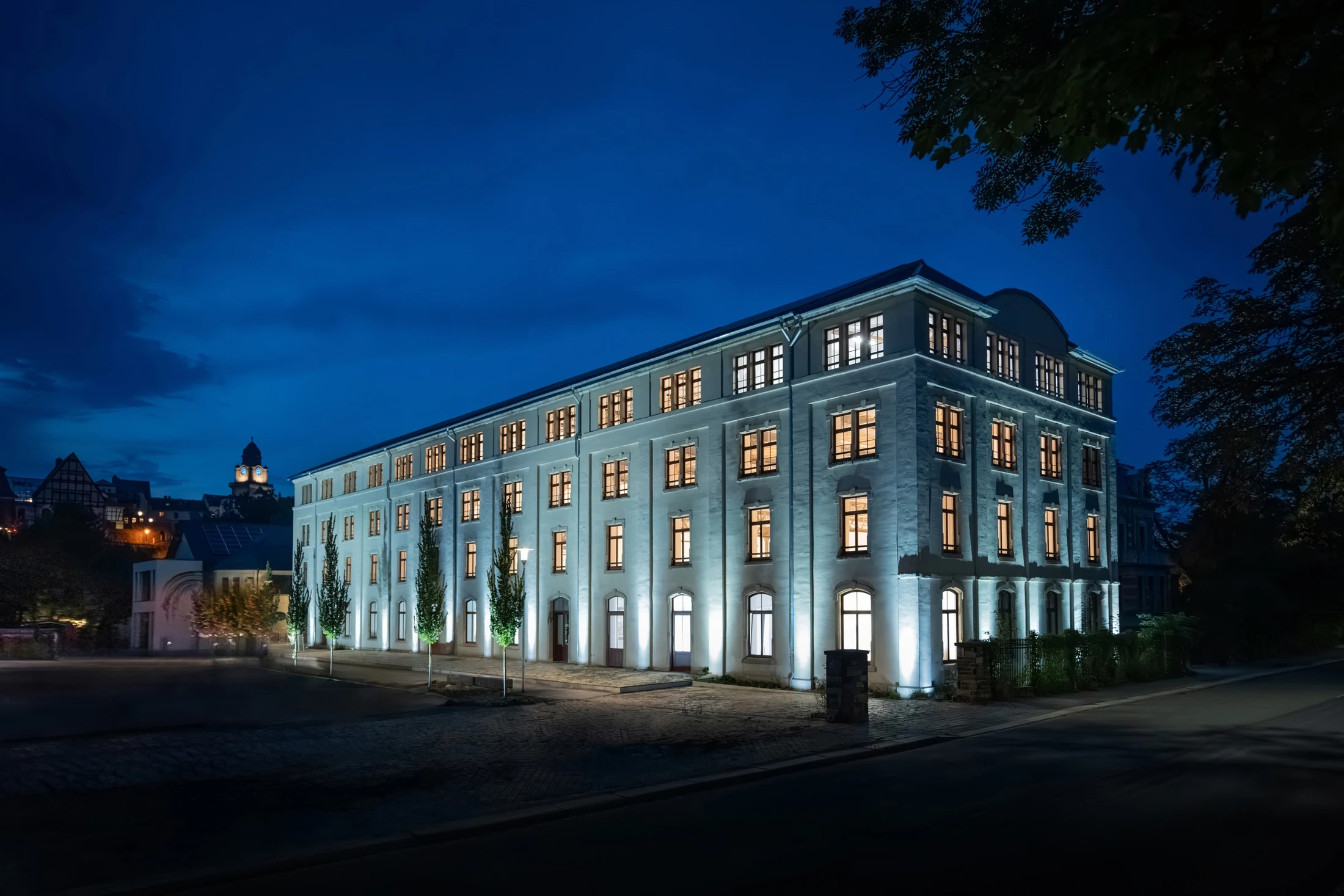Die sanierte Hempelsche Fabrik in Plauen